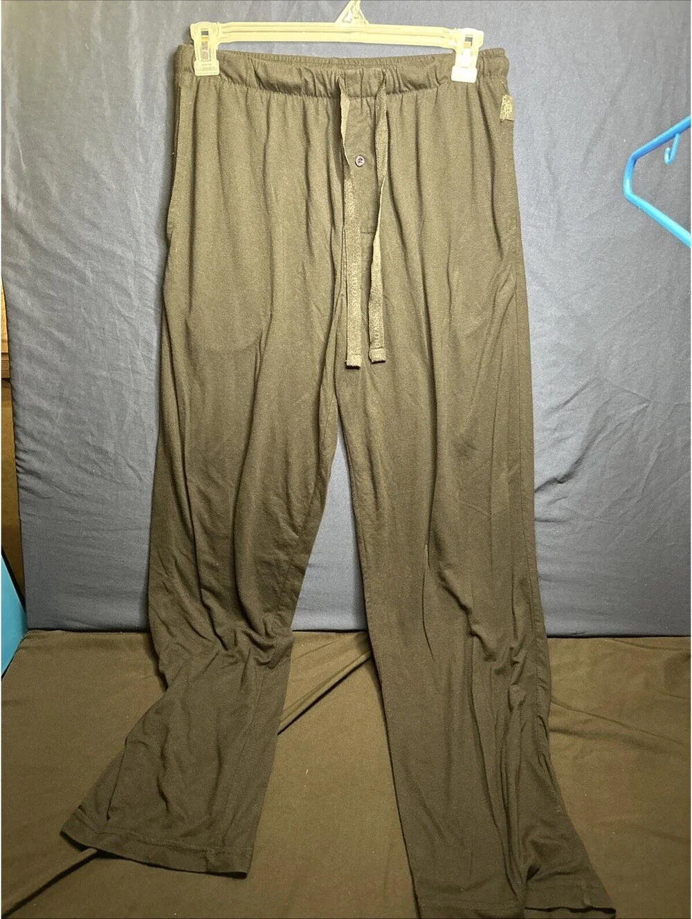 U.S. Polo Assn Pajama Pants Unisex Adult Size L Black Lounge Sleepwear Soft Cozy